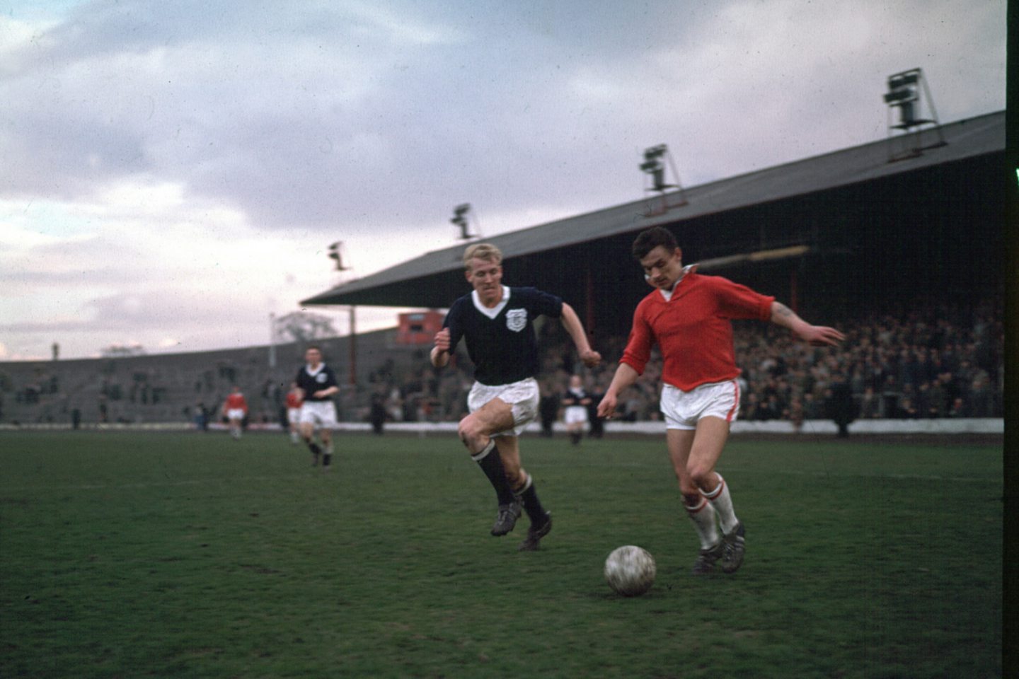 Dundee's Ian Ure (left) and Alex Harley, in his Third Lanark days.