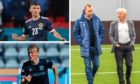 Billy Gilmour, Max Anderson, Stephen Wright and Gordon Strachan.