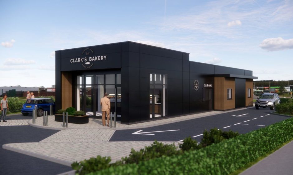 The plan for Clark's drive-thru bakery