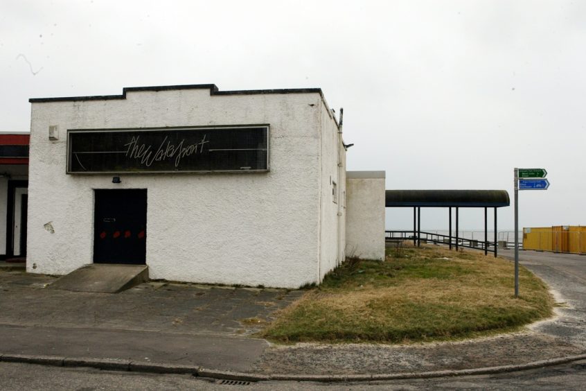 The Waterfront nightclub in Arbroath where Glam club nights were held.