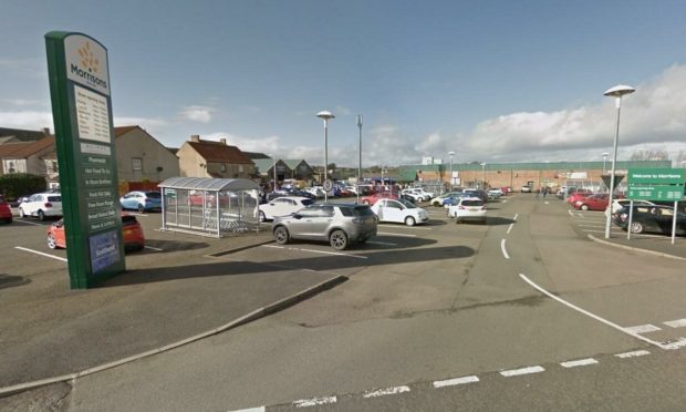 The assault happened in the Cowdenbeath Morrisons