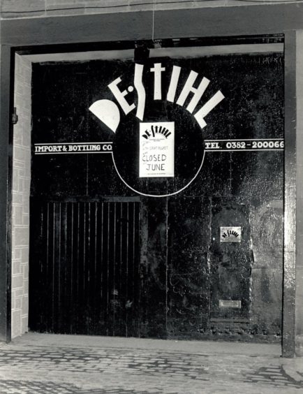 The front door of the old De Stihl's club on South Ward Road. The building has since been demolished.