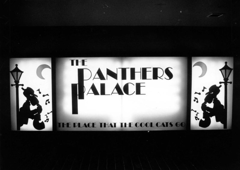 The Panthers Palace in St Andrews Lane in 1989. 'The place where all the cool cats go.' The nightclub opened on September 21 1989. Two of the bands to play the opening weekend were the Cats Eyes, while the Beaver Sister appeared on the Sunday.