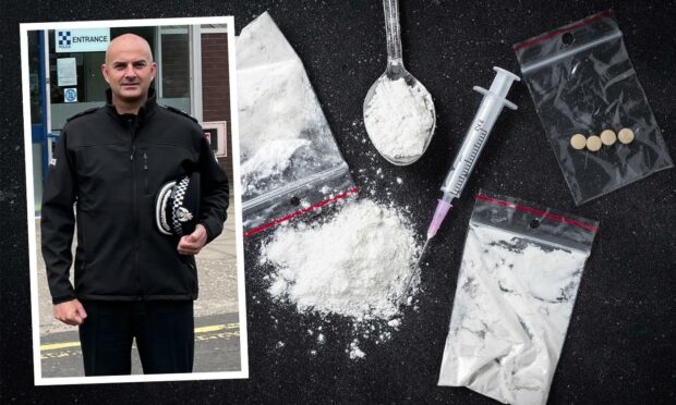Chief Superintendent Phil Davidson says drugs continue to be a major factor in Dundee crimes.