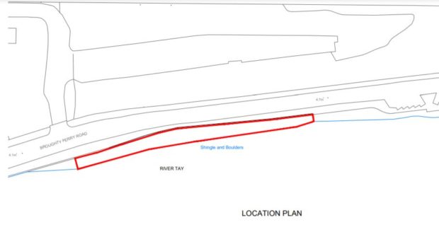 The location of the proposed cafe.