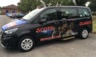 A Scots Guards taxi.