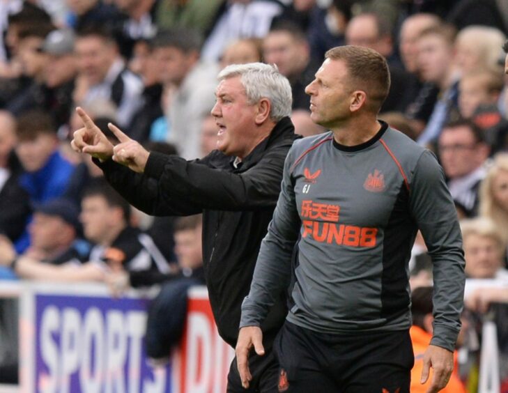 Steve Bruce and Graeme Jones.