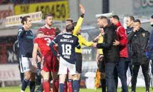 Dundee boss James McPake escapes SFA suspension following Aberdeen red card