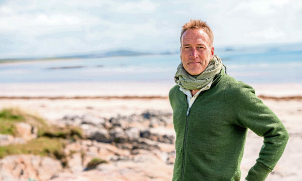 Chris became good friends with Ben Fogle.