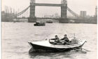 Mandatory Credit: Photo by Frank Hudson/Evening News/Shutterstock (889266a)
Sir Chay Blyth (l) (kt 6/97) And Capt. John Ridgway Who Rowed Boat 'the English Rose Iii' Across The Atlantic. They Are Pictured Rowing The English Rose Down The River Thames London. Tower Bridge Is Pictured In The Background. 
Sir Chay Blyth (l) (kt 6/97) And Capt. John Ridgway Who Rowed Boat ''the English Rose Iii'' Across The Atlantic. They Are Pictured Rowing The English Rose Down The River Thames London. Tower Bridge Is Pictured In The Background.