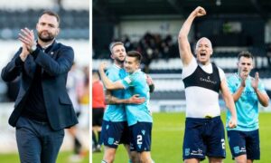 James McPake says Dundee players can stand tall after ‘massive display’ at St Mirren as he gives update on Cillian Sheridan injury