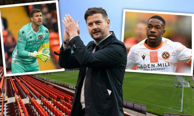 Dundee United boss Tam Courts is keen to hang onto Fuchs and team-mate Benjamin Siegrist