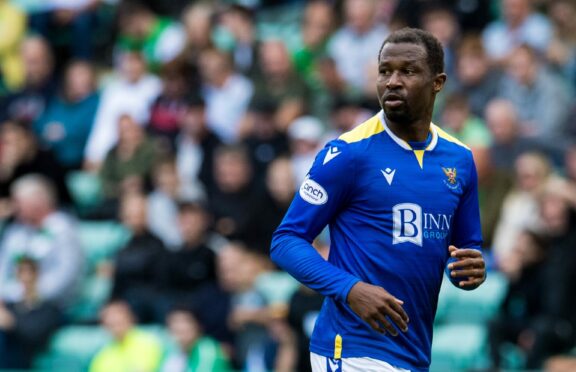 Efe Ambrose during his time with St Johnstone.