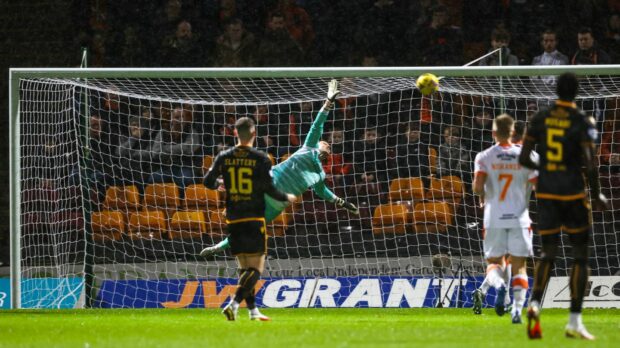 Tony Watt netted the winner against Dundee United earlier in the season