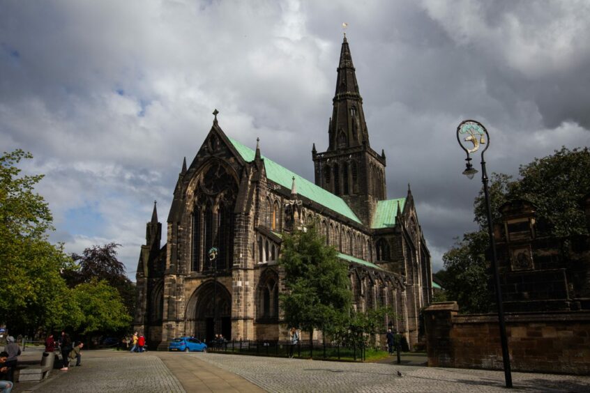 A general view of Glasgow Cathedral