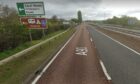 A section of the northbound A90 between Brechin and Laurencekirk was closed for a time.