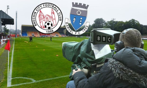 Brechin will welcome the BBC TV cemeras to Glebe Park for the Scottish Cup clash with Darvel.