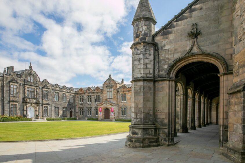 St Andrews University quad.