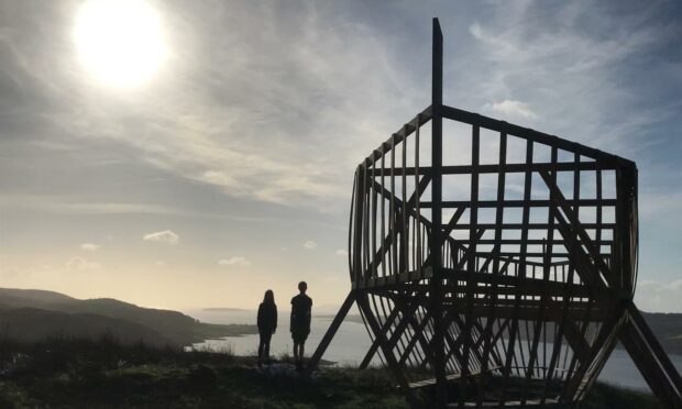 The Ark on the hillside above Tighnabruaich in Argyll and Bute