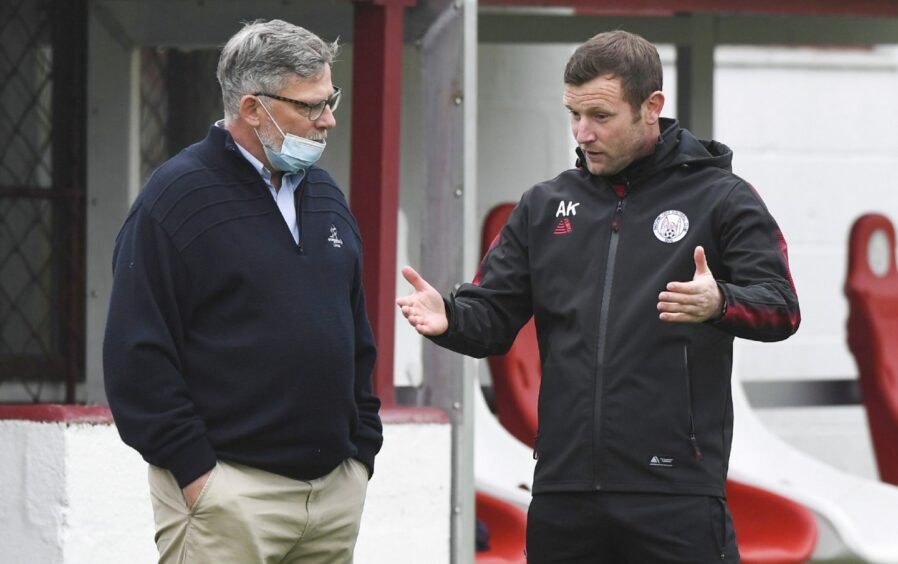 Craig Levein carries out a director of football-style role at Brechin.
