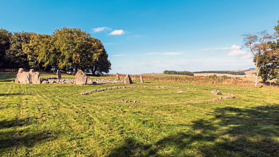 Loanhead of Daviot stone circle.