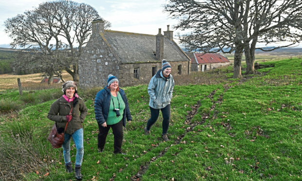 Gayle heads to the Cabrach to meet artists Lynne Strachan and Mary Bourne to learn about Cabrach Reconnections. Picture: Jason Hedges.