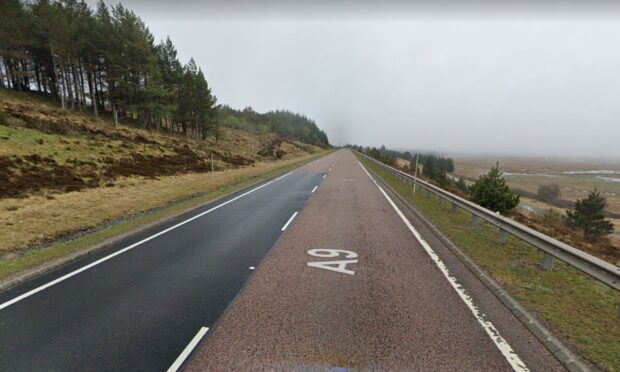 The crash occurred on the A9 near Drumochter.