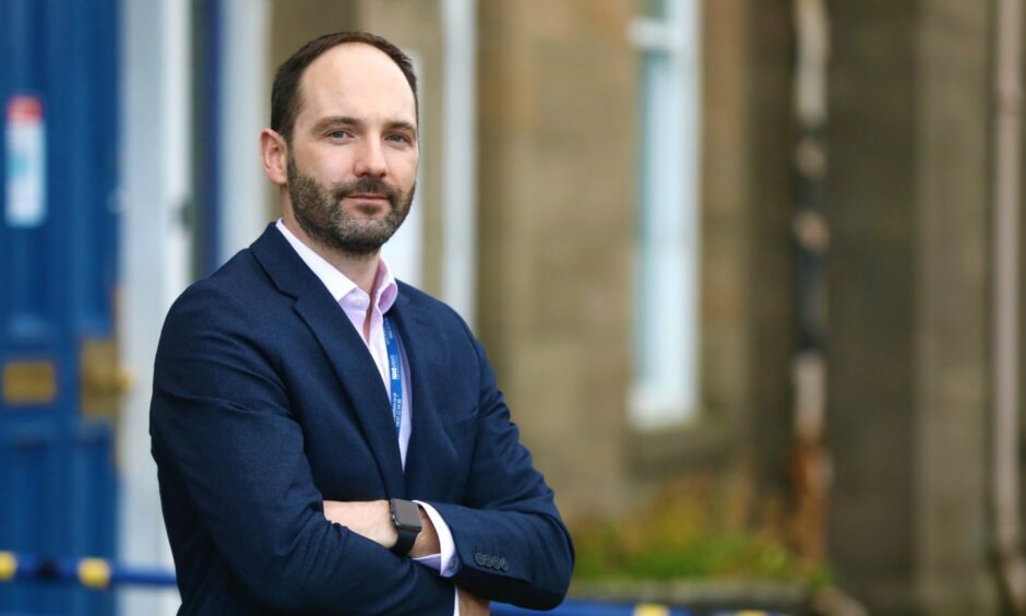 Dr William Cook at Kings Cross Hospital in Dundee.