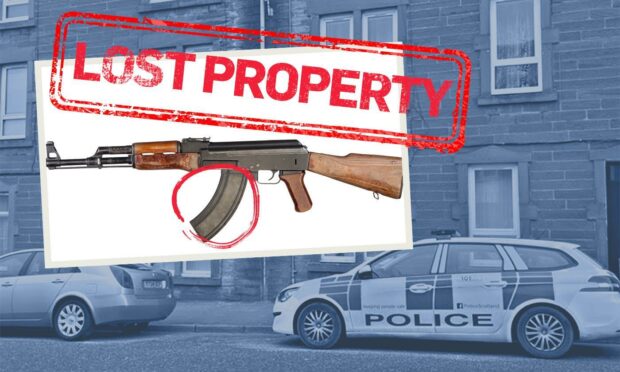 Police sized an empty rifle magazine on Pitfour Street in Dundee and have logged it as lost property.