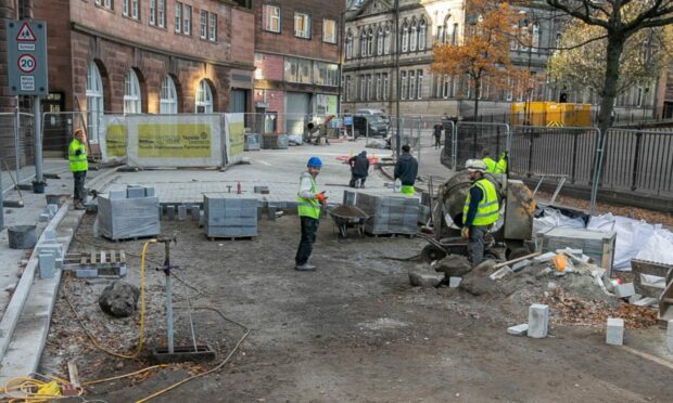 Flagstones have been replaced at a cost of over £600k.