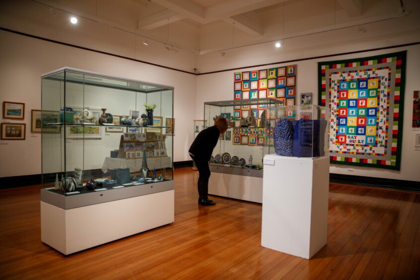 The exhibition Joy and Creativity by Kirkcaldy Art Club at Kirkcaldy Galleries.