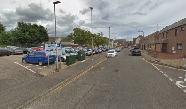 Police and firefighters rushed to the scene in North Grimsby in Arbroath.