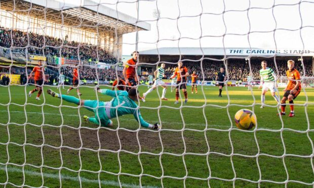 Dundee United were outclassed as Celtic clinched a convincing 3-0 win