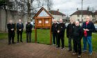 Members of Kennoway Community Shed teamed up with local funeral directors to arrange the death notice board.