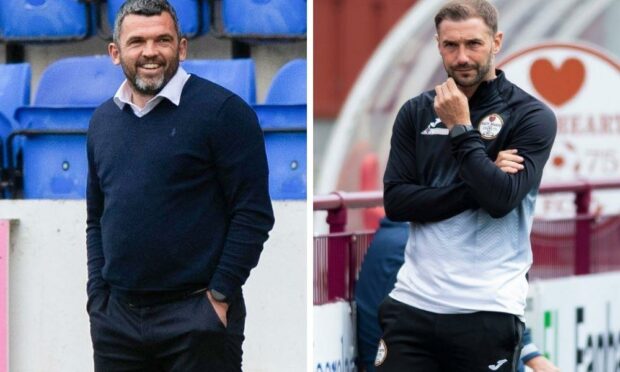 Callum Davidson and Kevin Thomson will go head to head in the Scottish Cup in January.