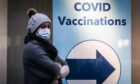 Covid vaccine centre in Scotland