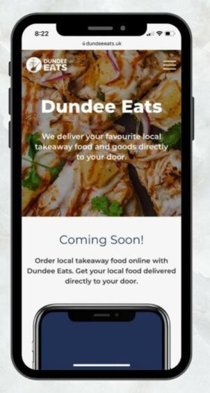 The Dundee Eats app.