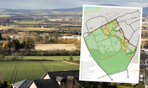 The Westfield masterplan is now the subject of a public consultation. Pic: Scotia Homes/Paul Reid.
