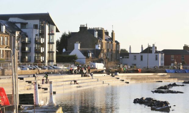 ‘It’s really cool’: New images reveal progress on £15m Broughty Ferry flood defences