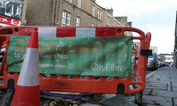 Several roads in Dundee will be impacted by CityFibre roadworks in the coming weeks.