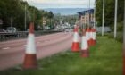 Roadworks are taking place at the Myrekirk Roundabout.