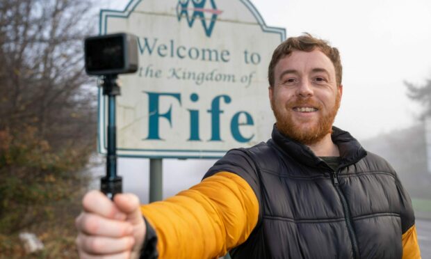 Ginger Man visits towns across Fife.