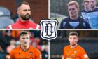 Clockwise from top left: Dundee boss James McPake and former Dundee United men Fraser Fyvie, Paul Watson and Sam Stanton.