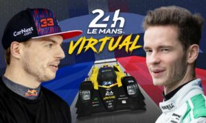 Angus racer Sandy Mitchell is going up against F1 World Champion Max Verstappen in the virtual Le Mans 24 Hours. Picture: 24H Le Mans Virtual/Shutterstock.