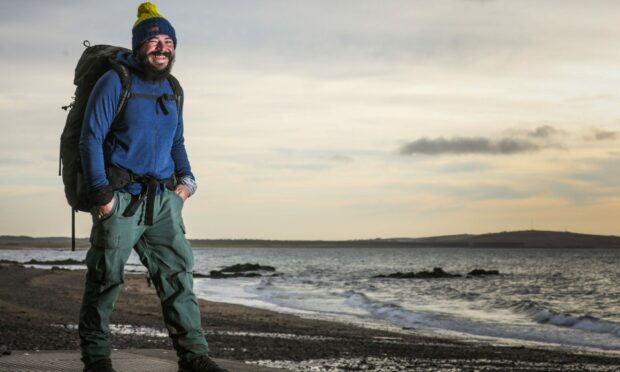 Chris Howard is walking 11,000 miles around the UK coast to raise money for Children in Need