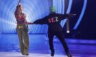 Bez and Angela Egan
 in Dancing On Ice.