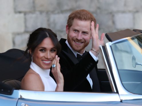 The Duke and Duchess of Sussex, Meghan Markle and Prince Harry were married in May (Steve Parsons/PA)