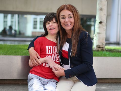 A 20-day emergency licence was granted for Billy Caldwell, pictured with his mother Charlotte (Yui Mok/PA)