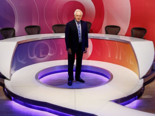 David Dimbleby has announced he will leave Question Time after 25 years (Richard Lewisohn/BBC/PA)
