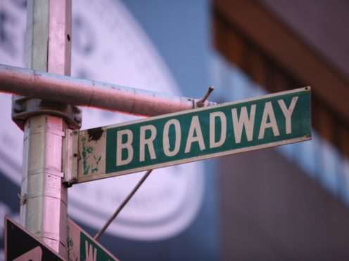 A signpost for Broadway in New York (Martin Keene/PA)